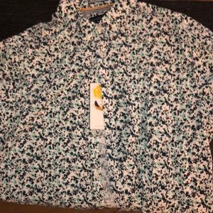 Cactus Man Buttondown Large Shirt